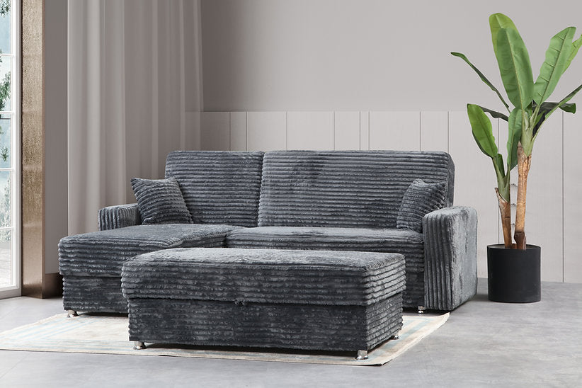 grey fabric sofa sectional