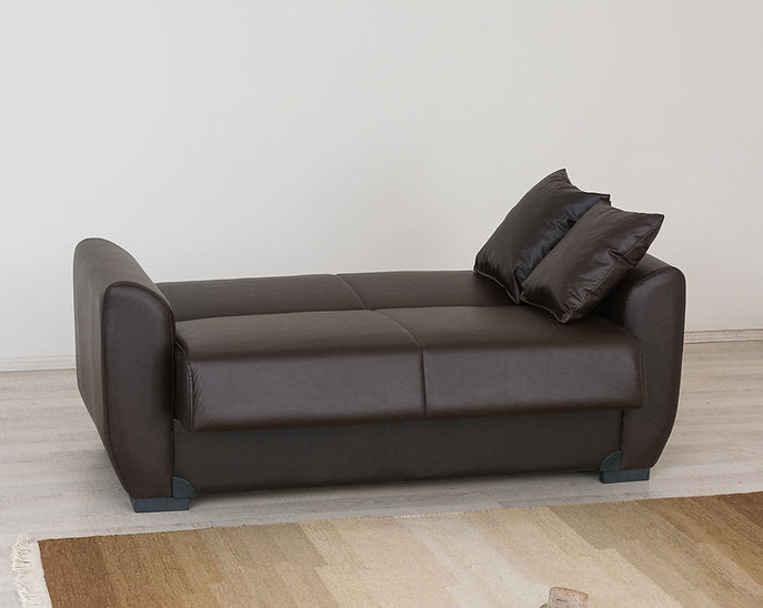 charcoal leather sofa set