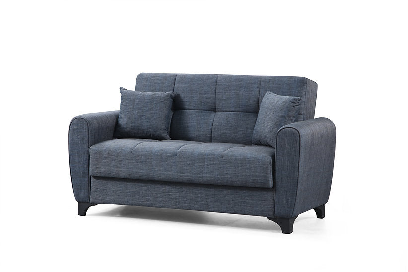 navy fabric sofa set