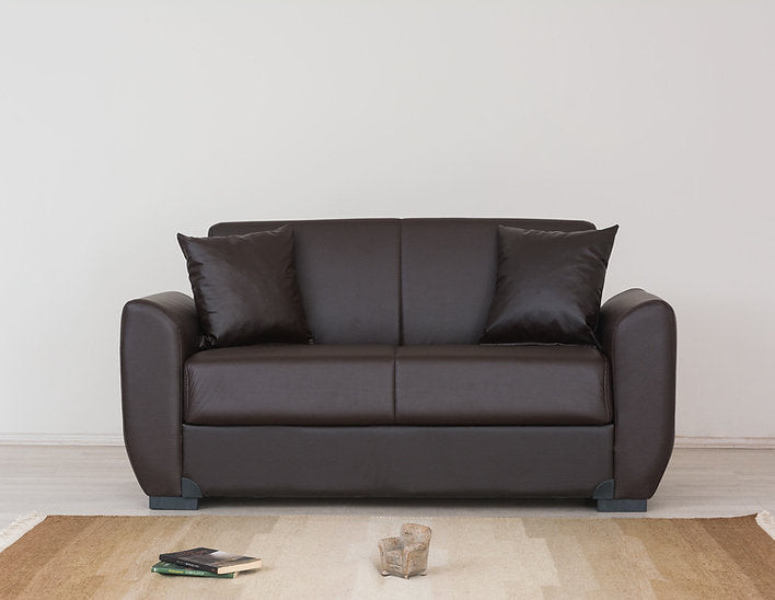 charcoal leather sofa set