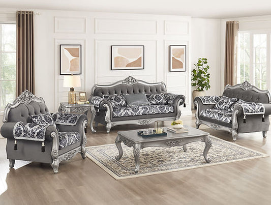 grey premium sofa set