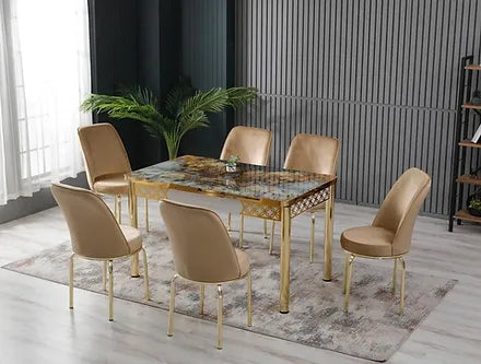 wood dining set