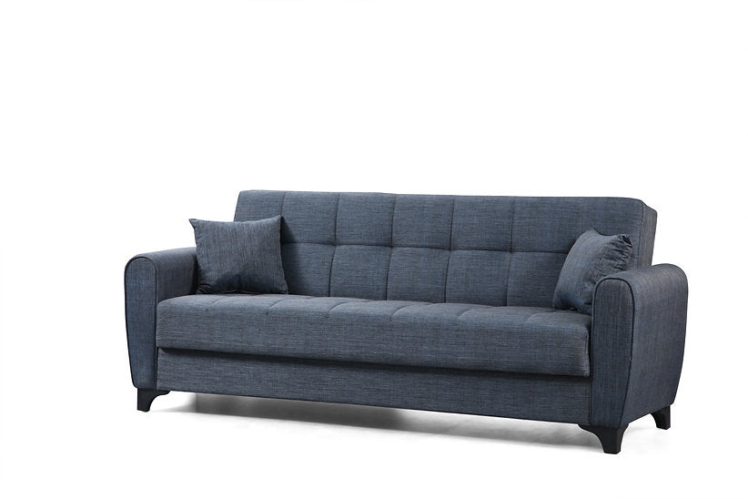 navy fabric sofa set