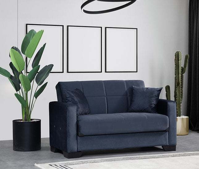 dark grey fabric sofa set
