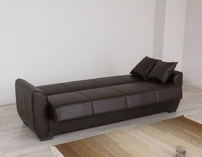 charcoal leather sofa set