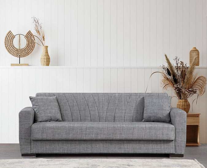 light grey sofa