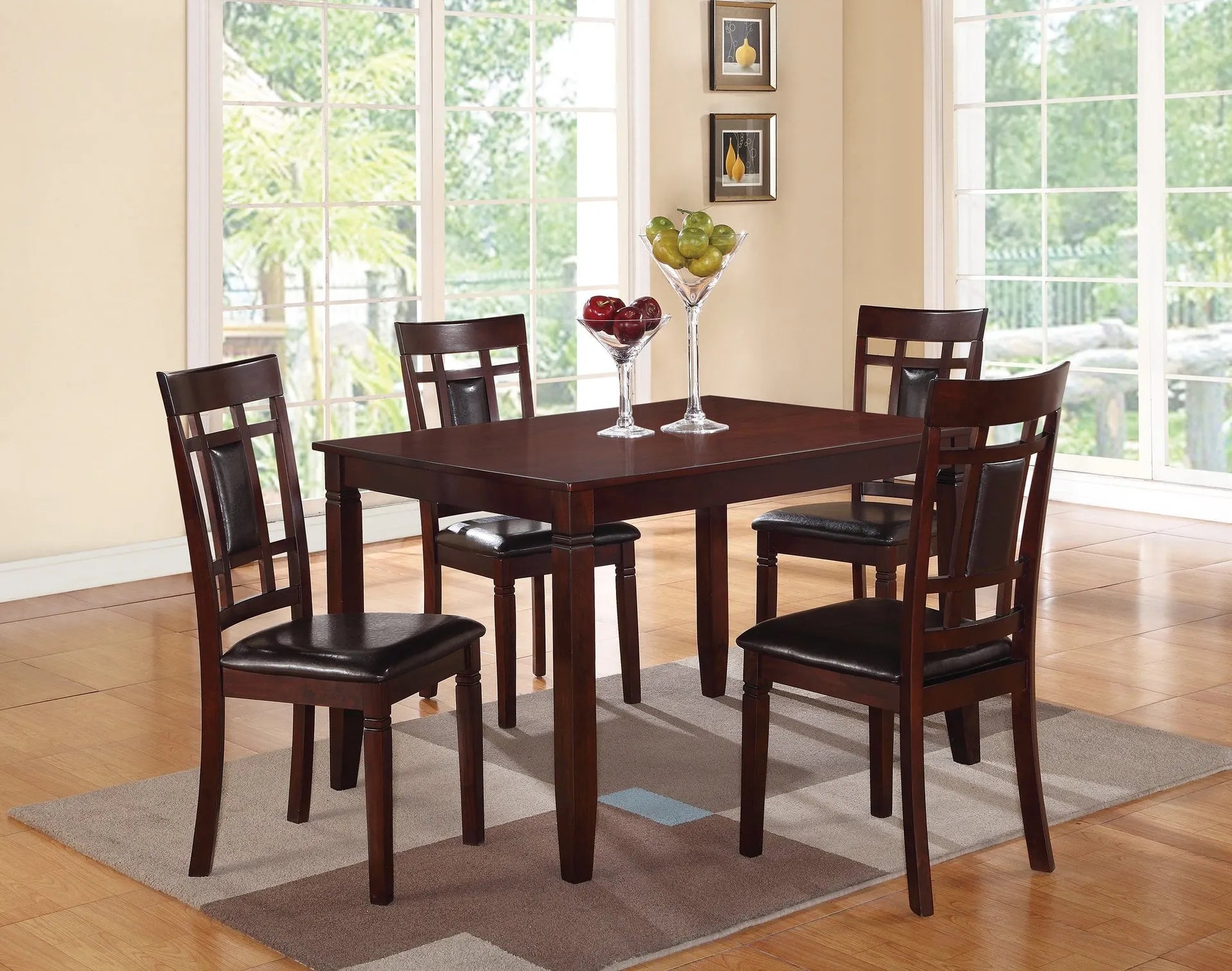 Espresso dining set