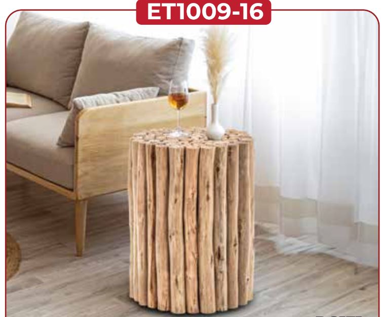 natural side table