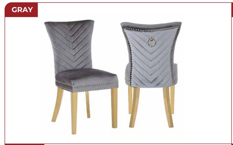 dark grey dining chair