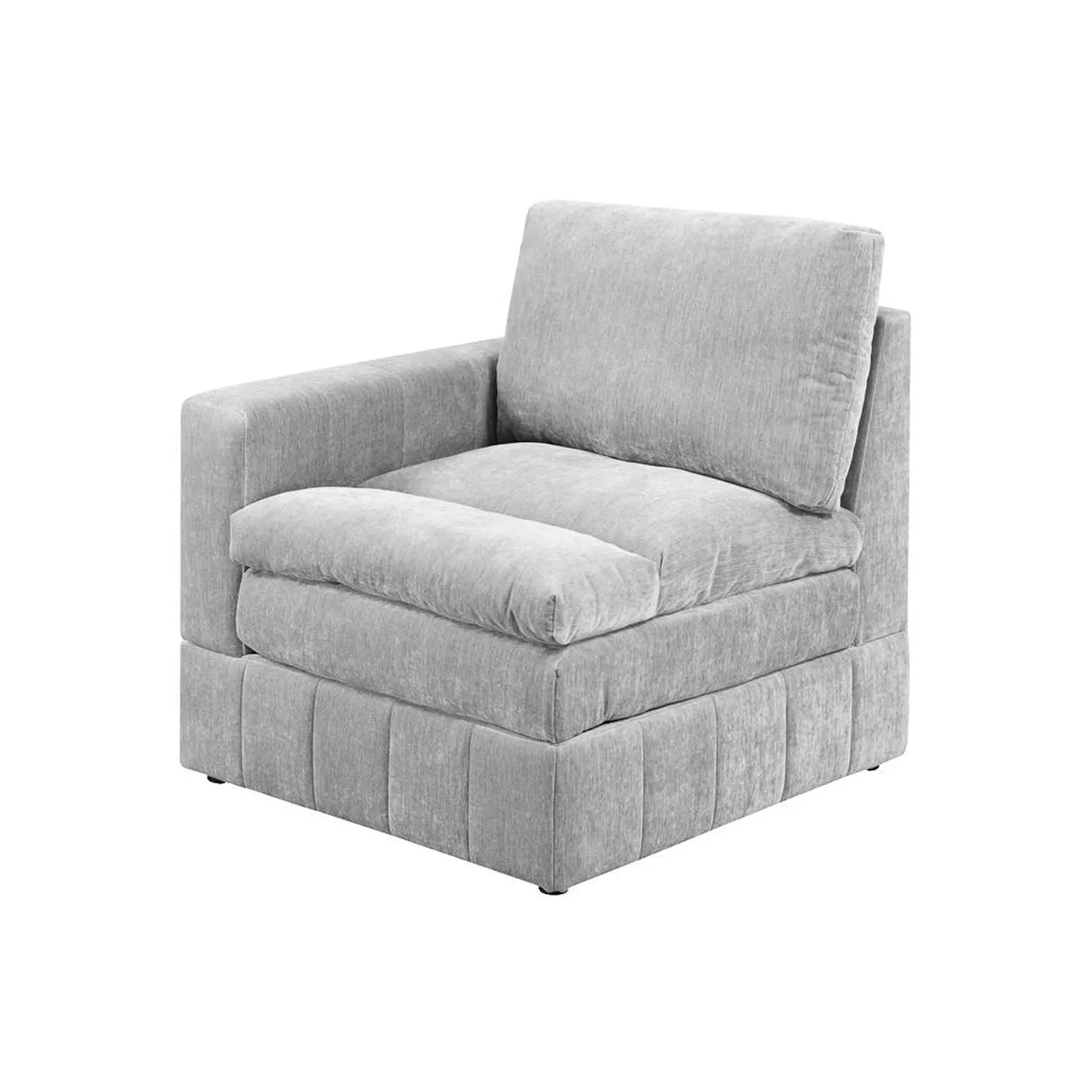 grey one arm chair