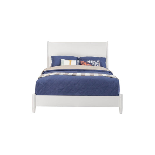 white single bed