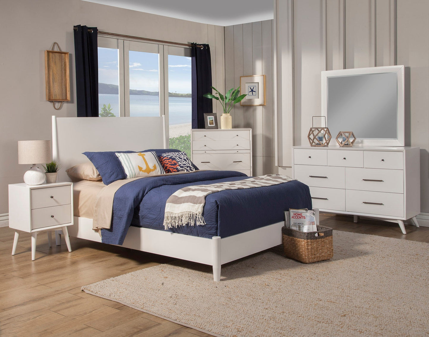 wood single bed