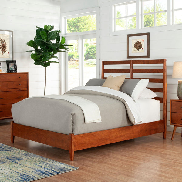 brown single bed