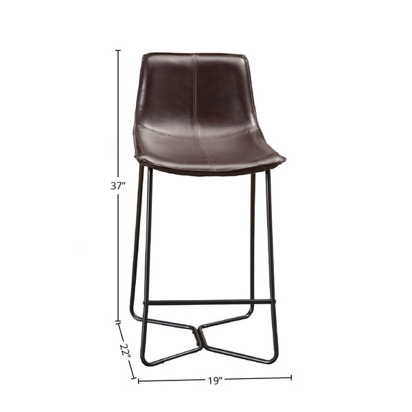 leather bar counter chair