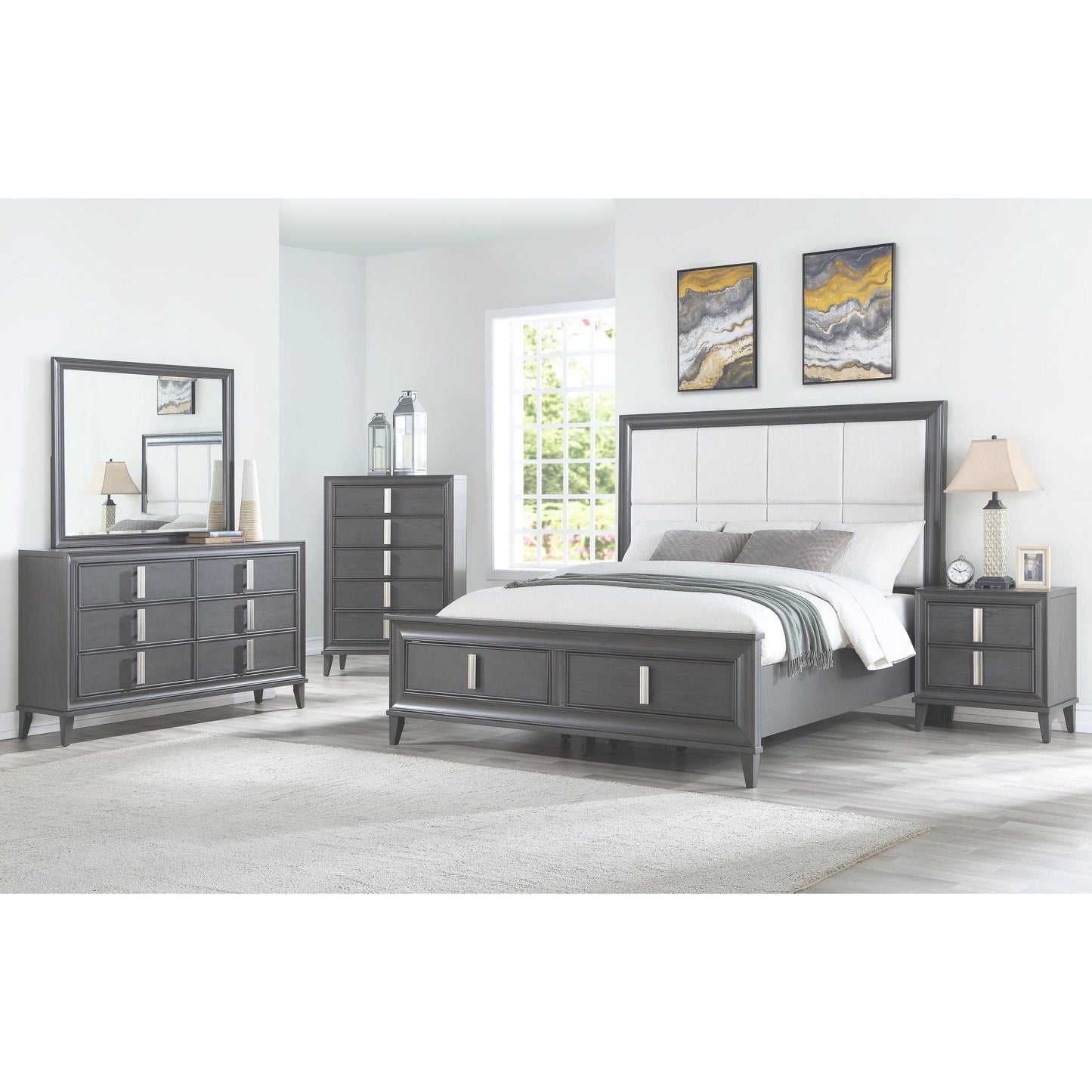 Dark Grey bedroom set