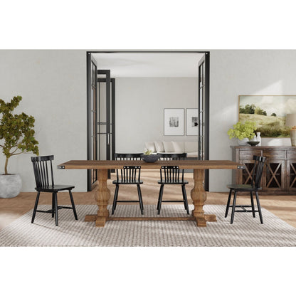 charcoal dining set