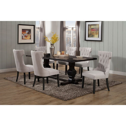 black dining set