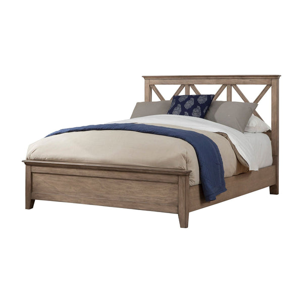 wooden single bed