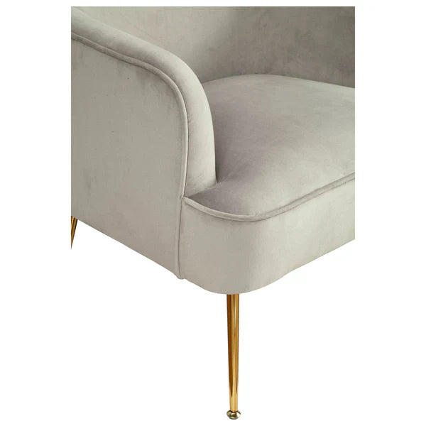 gold legs accent chair