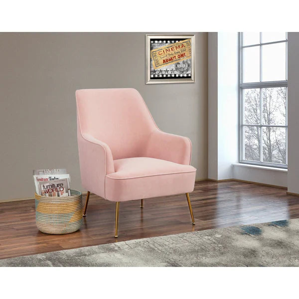 pink accent chair