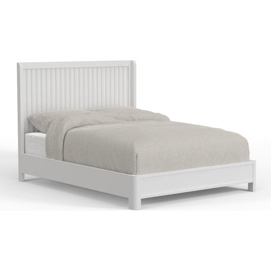 white single bed