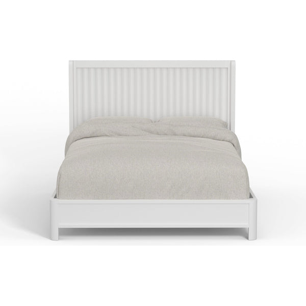 wood single bed