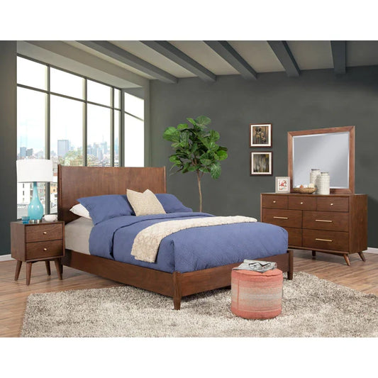 walnut bedroom set